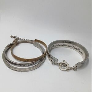 LOVE ALL/ F*OFF & More Words Bracelets